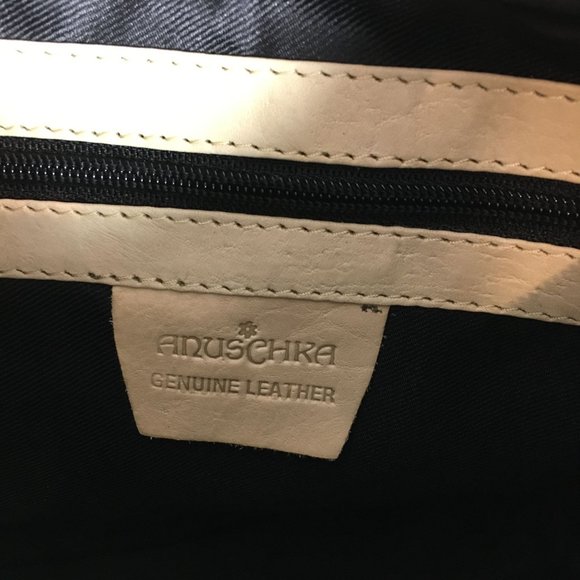 Anuschka NEVER USED Handpainted Leather Shoulder Bag Southwest - Picture 7 of 12